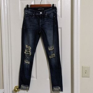 Express destroyed denim size 2